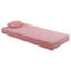 Ensemble de matelas simple 7 pouces et de coussins en mousse viscoélastique imprégnée de gel