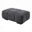 Tabouret de pieds rectangulaire avec repose-pieds Nowa