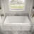 66" x 34" Acrylic Soaking Drop-In Bathtub, Drain Included-97412815