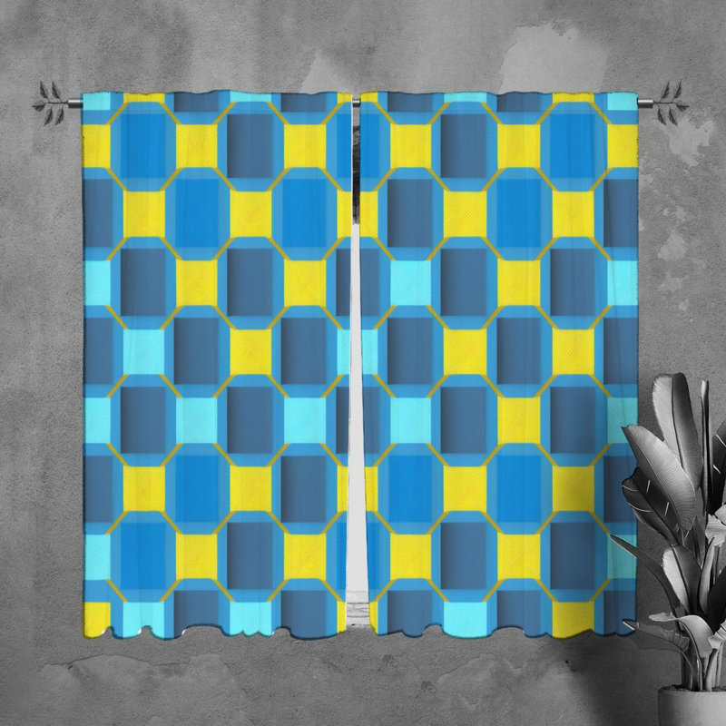 Nakedra Room Darkening Curtain Pair, 20" W x 61" L