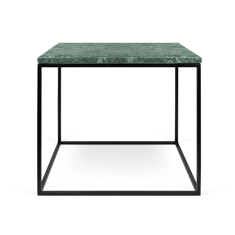 Tonya Frame End Table, Green, Black