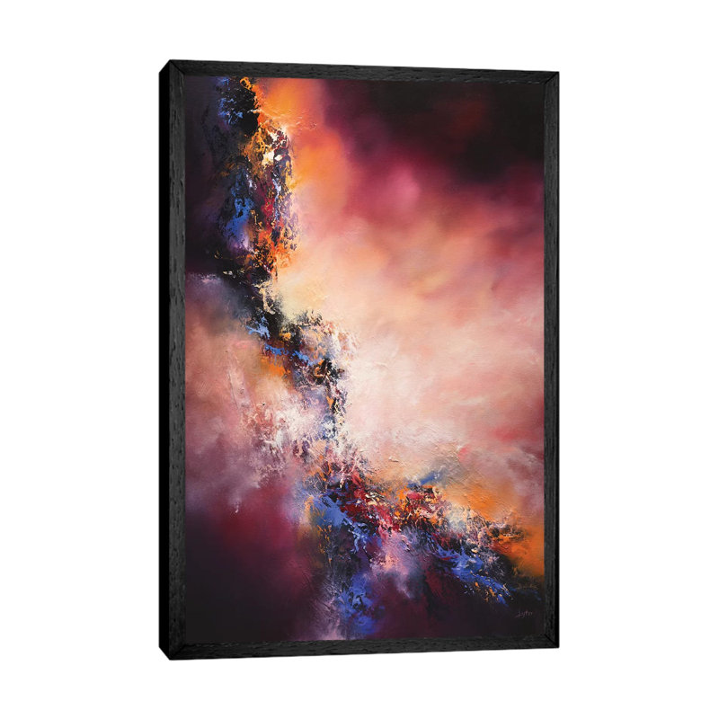Of All Passions the Strongest 1 Piece Painting on Canvas, 101.6cm H x 20.32cm W x 3.81cm D, Black Framed Canvas