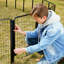 Parc pour chien pliable en métal robuste sans porte (ensemble de 4)-111152159-110976128