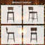 Counter Stool with Metal Frame-12016204