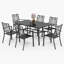 2 - Person Patio Dining Set with Rectangular Table , Cushions Included