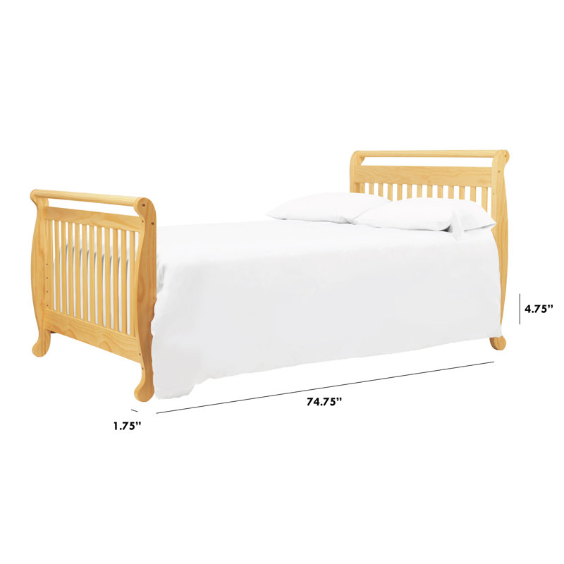 Ensemble de rails de conversion pour lit simple / double, Naturel