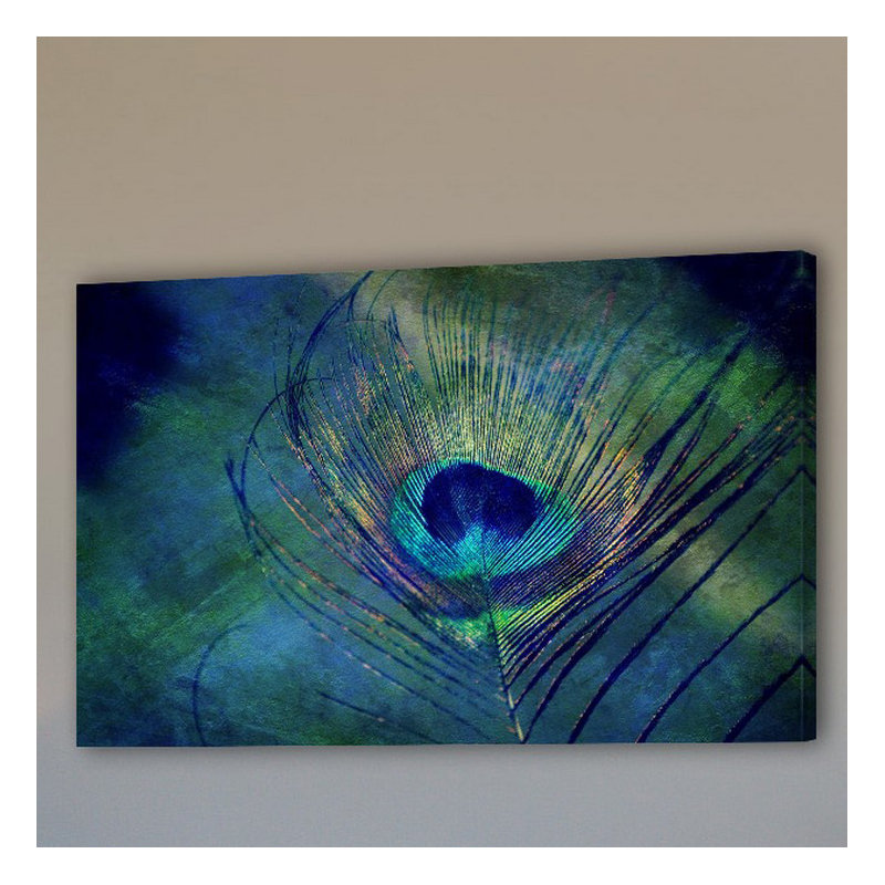 Plume by Robert Dickinson - Wrapped Canvas Painting, 51cm H x 76cm W x 3.81cm D