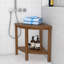 Banc de douche en bois 15,8 "l-422193719