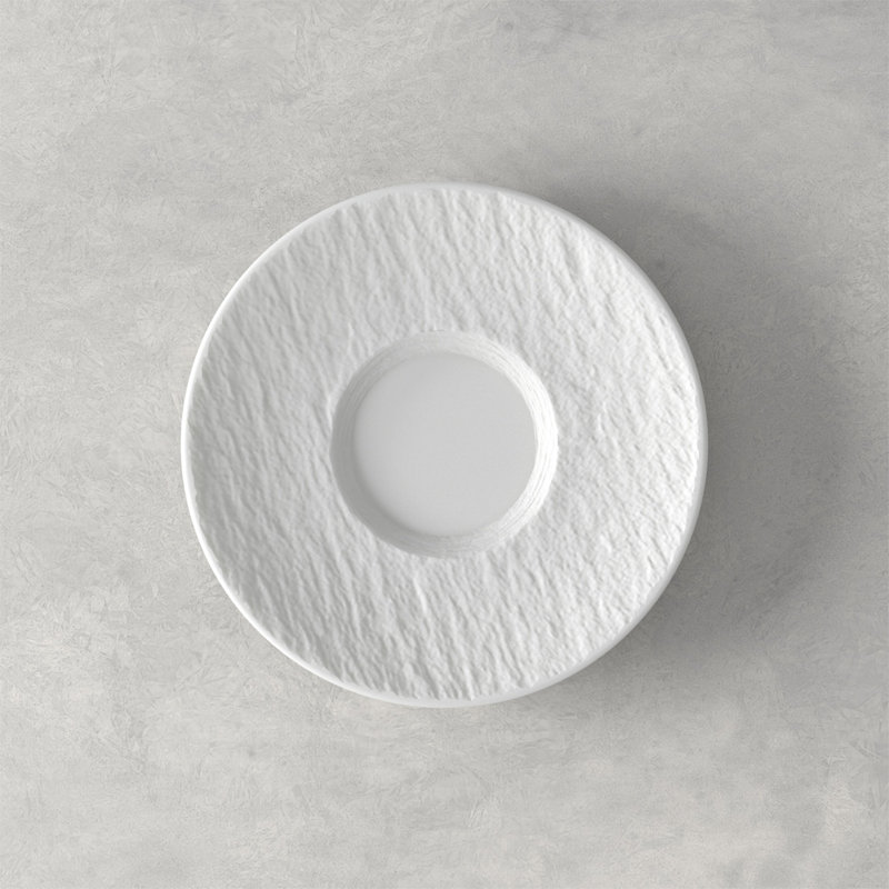 Villeroy & Boch Manufacture Coffee 6.25" Saucer, White