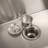 24In Stainless Steel Washing Sink W/ Faucet Hoses And Drain Head Only(Update)