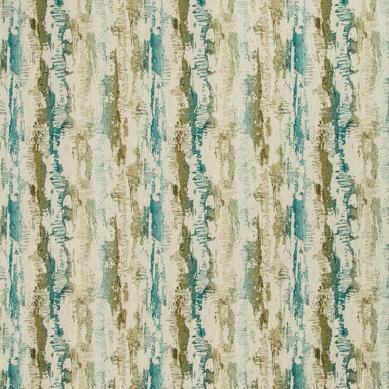 Fabric, Ivory/Green