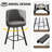 Bar Stools Set of 2/3/4, 26/30" Swivel High Back Bar Height Bar Stools-1084916172-1084916211-1084916174