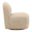 Darrel Upholstered Swivel Accent Chair, Sand