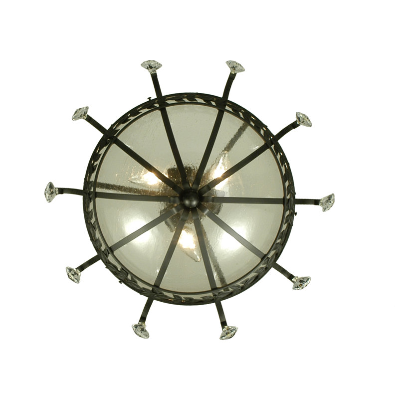 3 - Light Semi Flush Mount
