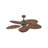Overlock 52" Indoor/Outdoor 5-Blade Ceiling Fan with Pull Chain and Palm-Shaped Composite Fan Blades-66771193