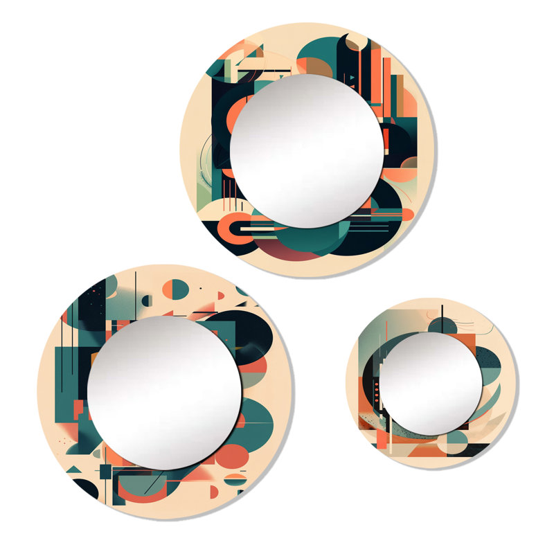 Diko Metal Round Mirror