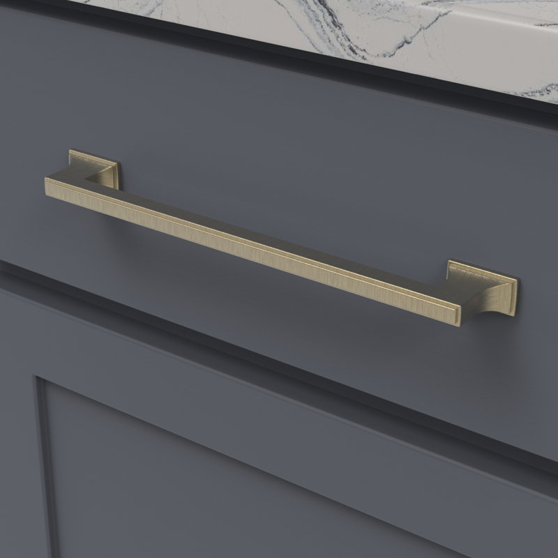 Brownstone Bar / Handle Pull, 8 13/16", Champagne Bronze