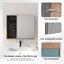 Armoire de salle de bain avec miroir