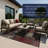 Sauget Floral Black Multicolor Indoor Outdoor Area Rug-20516236
