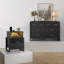 Ensemble de chambre à coucher 2 pièces Wrought Studio ™ - Commode 8 tiroirs cannelés et tables de chevet cannelées 2 tiroirs-149595151