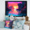 «Sunset's Embrace At The Beach II», reproduction sur toile