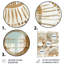 Or blanc et beige bohémien Mandala Simplicity II - impression d'art mural Mandala Boho-1340283560-1340283733