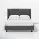 Hanson Upholstered Wingback Platform Bed