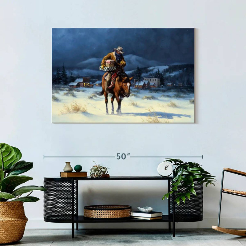 Lelar Bringing Christmas Home, 30" H x 45" W