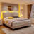 Bed Frame With Headboard,  Bed Frame With Led Lights-1435373429-1435373431