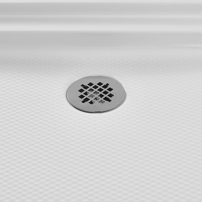 Streamline 60" W x 36" D Corner Acrylic Shower Base, Drain Included