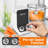 Multifunction Food Processor - Ultra Quiet Powerful Motor, Includes 6 Attachment Blades