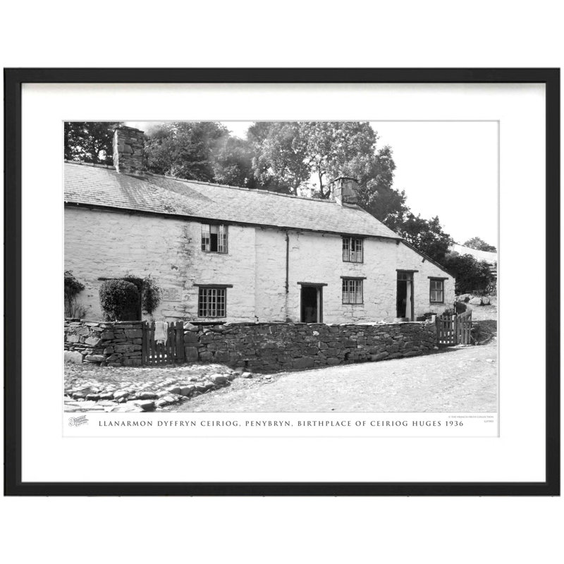 Llanarmon Dyffryn Ceiriog, Penybryn, Birthplace Of Ceiriog Huges 1936 by Francis Frith - Single Picture Frame Print
