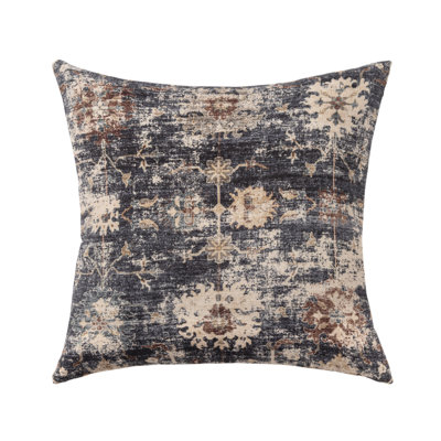 Rust Bohemian Medallion Polyester Throw Pillow Cover