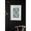 Art mural floral 24 "x 32" - Fleurs multicolores avec cadre doré pour le bureau