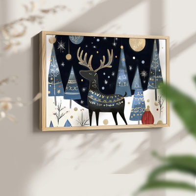 «Chirstmas Art» - DCCLxxxi - Reproduction encadrée - réversible