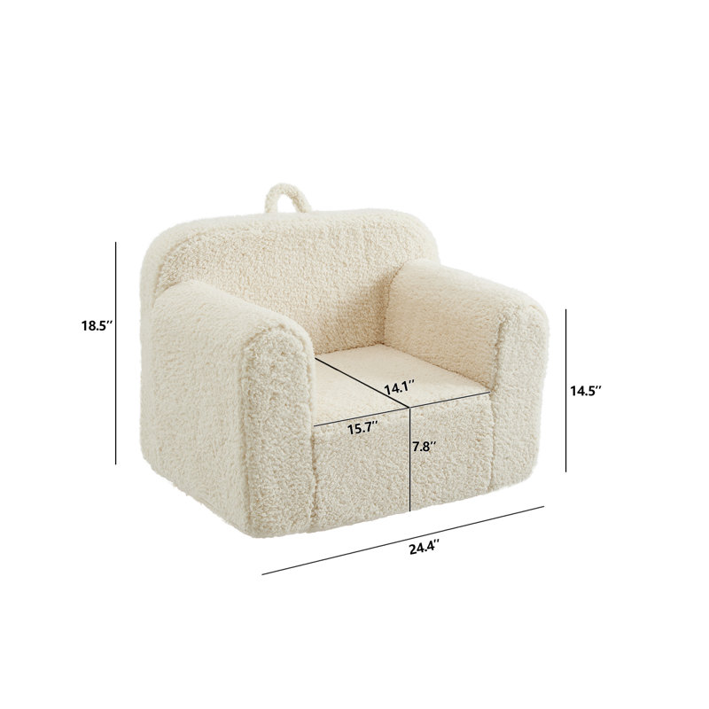Alexia Kids Club Chair, Beige