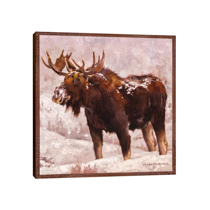 Resilient 1 Piece Painting on Canvas, 45.72cm H x 45.72cm W x 3.81cm D, Classic Brown Wood Framed