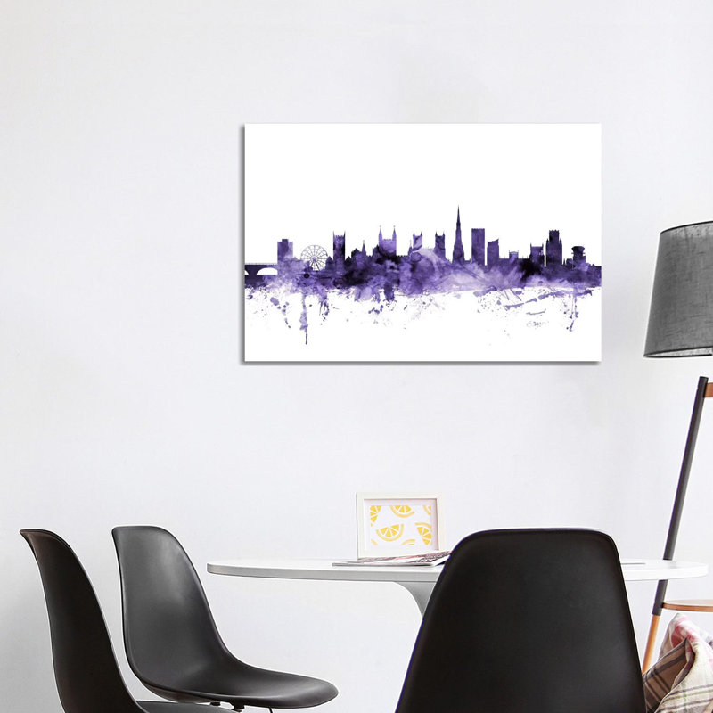 Bristol, England Skyline by Michael Tompsett - Wrapped Canvas Gallery-Wrapped Canvas Giclée