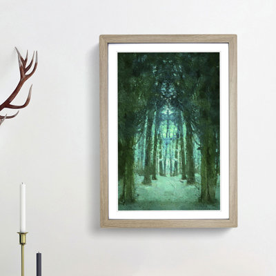 Forest Arch in Abstract - Picture Frame Painting Print