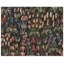 Antique Tapestry Small Scatter Size Wool & Silk Black Rug