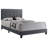 Ajim Upholstered Full Panel Bed Charcoal-1609290599-1609290598