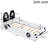 White Twin Size Race Car Platform Bed With Led Glow And Supportive Back - Practical Bedroom Centerpiece Led-Equipped Cozy Upholstered , Wood Safe Beautiful-926014486