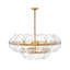 Grand lustre cylindrique à neuf lumières Lillia