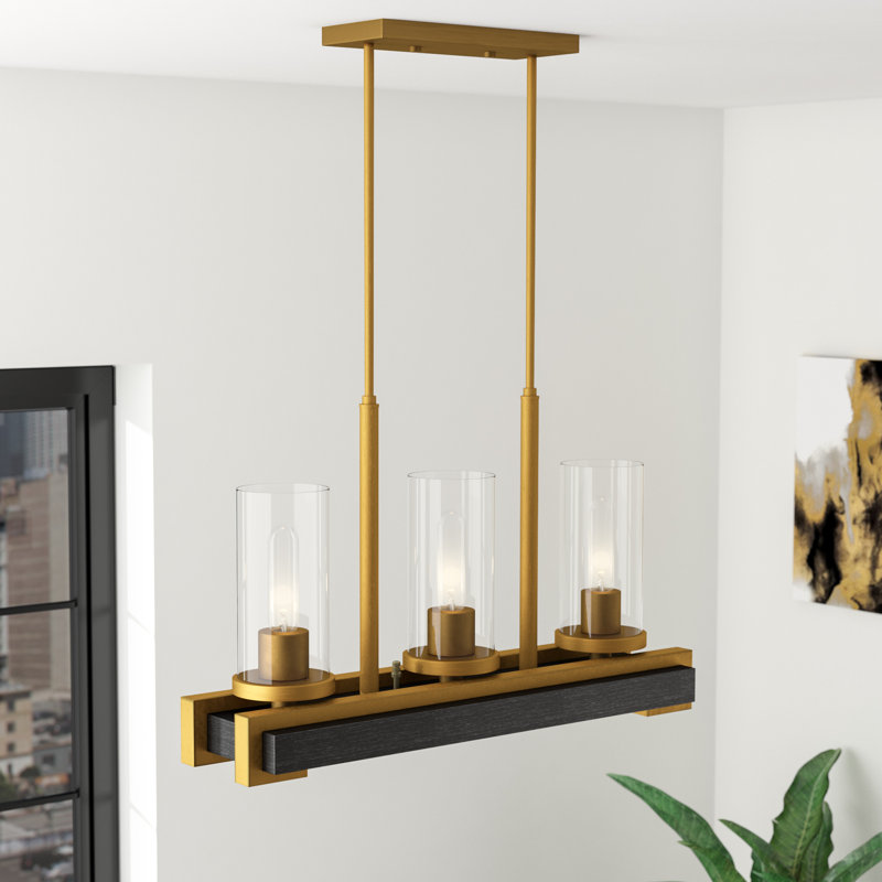 Dunigan 5 - Light Pendant, Aged Gold