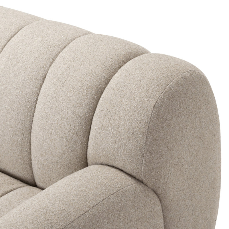 Carina Sofa, Weslie Flax Performance Textured Weave