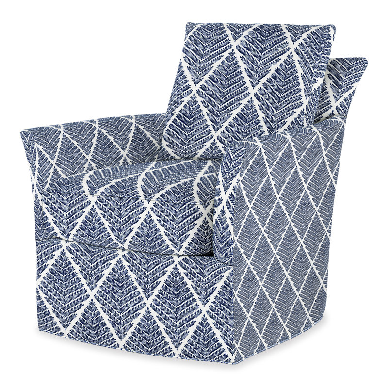 Trent Swivel Chair In 71551L12, Perigold Emmeline Lapis