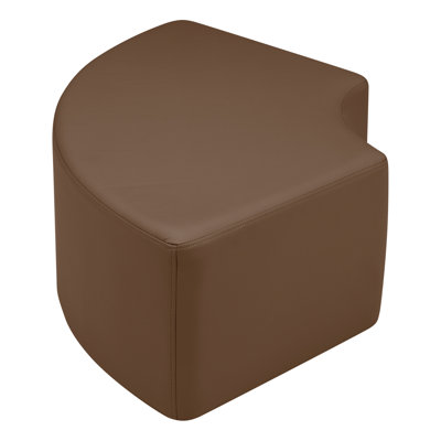 Learniture Structured Quarter Round  Stool -Flexible Modular Collaborative Soft Seating For Office, Home, Lounge And School Classrooms With Durable Frame 1018NLG