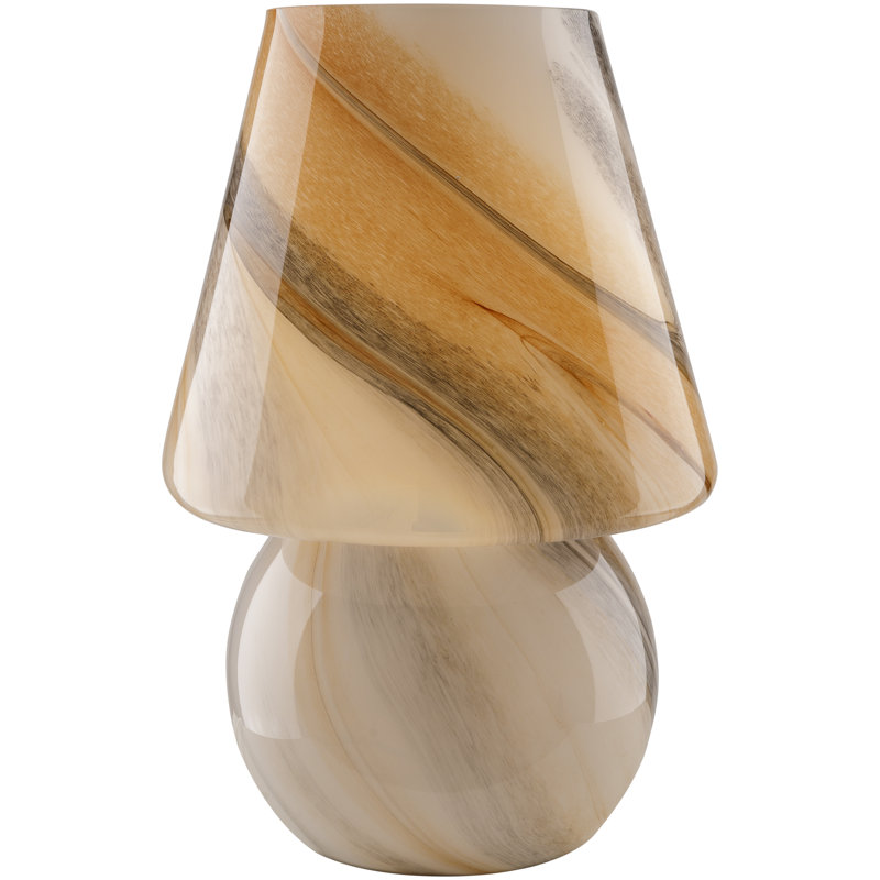 Lampe en verre Norfolk, Gris