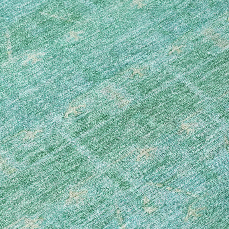 Machine Washable Indoor/Outdoor Chantille ACN2725 Global Rug, Aloe, 9' x 12'