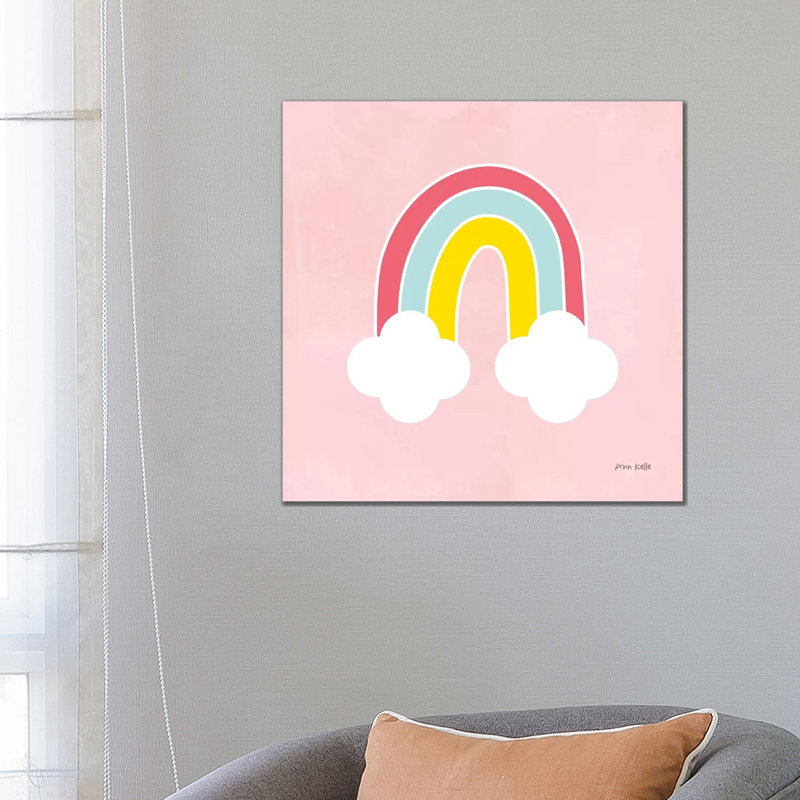 His Rainbow by Ann Kelle - 1 Piece Wrapped Canvas Wall Art, 66.04 cm H x 66.04 cm W x 1.91 cm D